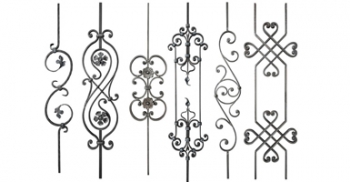 Pannelli metallici decorativi per ringhiere, scale, balconi, balaustre, grate, cancelli, portoni.