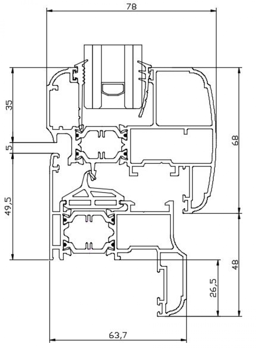 Sistema a taglio termico in alluminio 76THM Ekos infissi, battente, bilico, monoblocco, Palermo, Sicilia