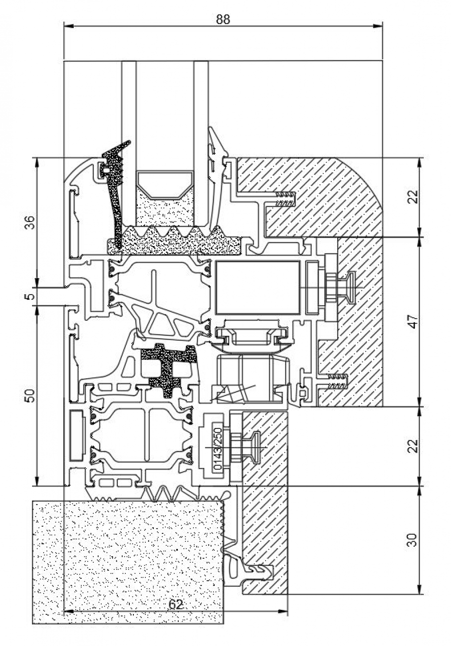 Sistema battente legno alluminio taglio termico 70 wood  Ekos infissi, Palermo, Sicilia